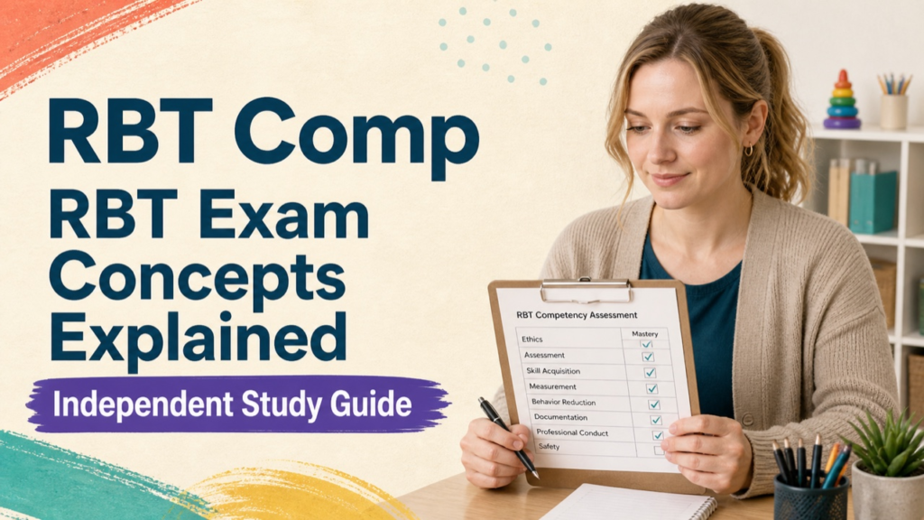 rbt comp study guide with white adult RBT candidate