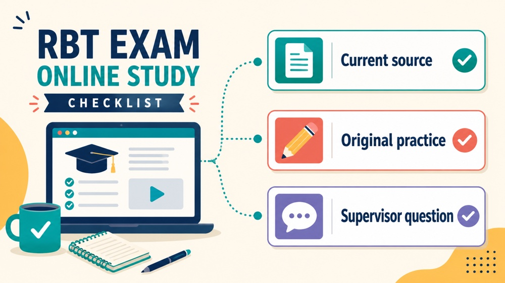 rbt exam online RBT study checklist