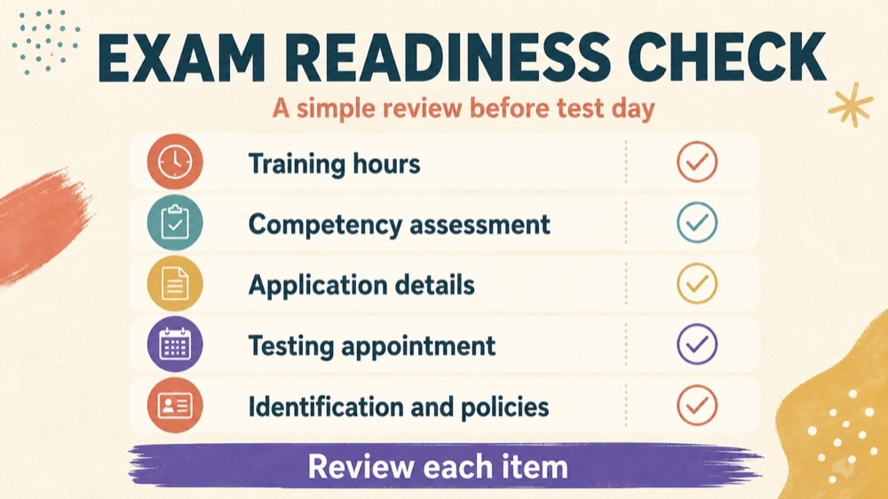 rbt exam requirements RBT study checklist