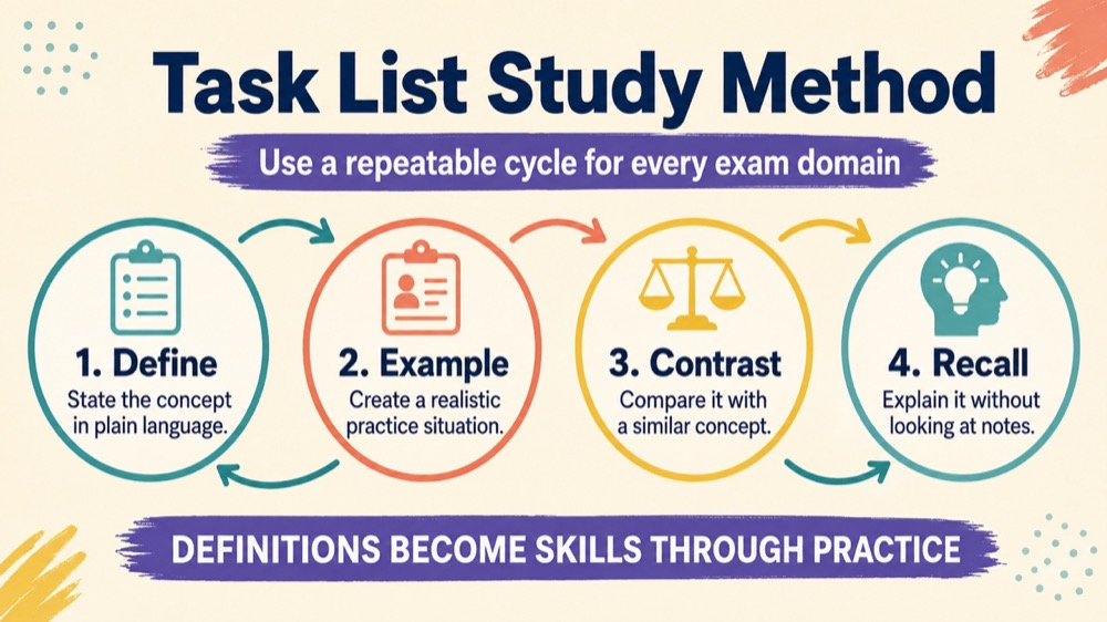 rbt exam task list RBT study checklist