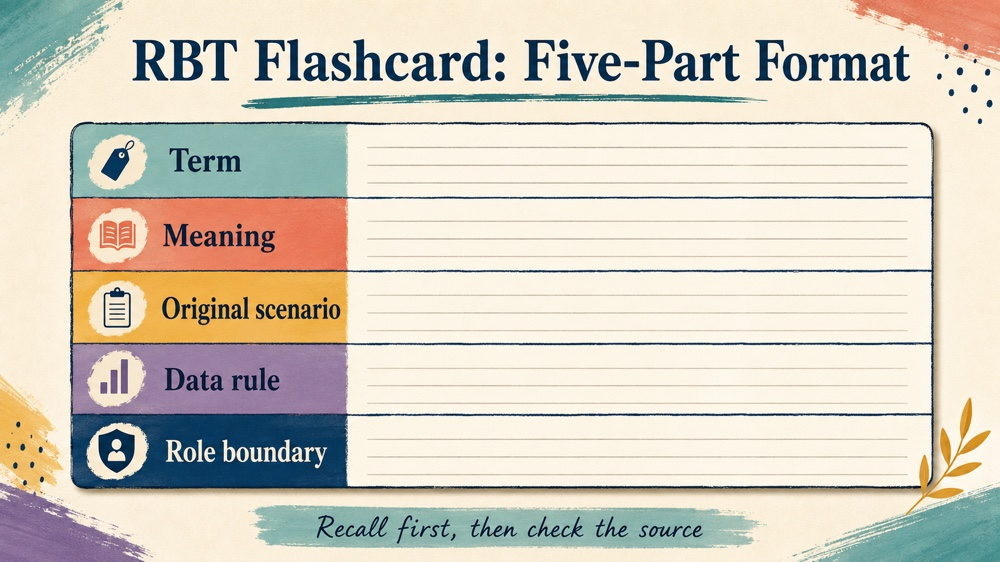 rbt flashcards free concept map for RBT study
