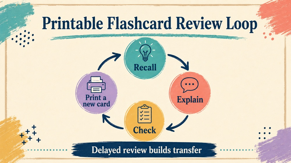 rbt flashcards printable RBT study checklist infographic