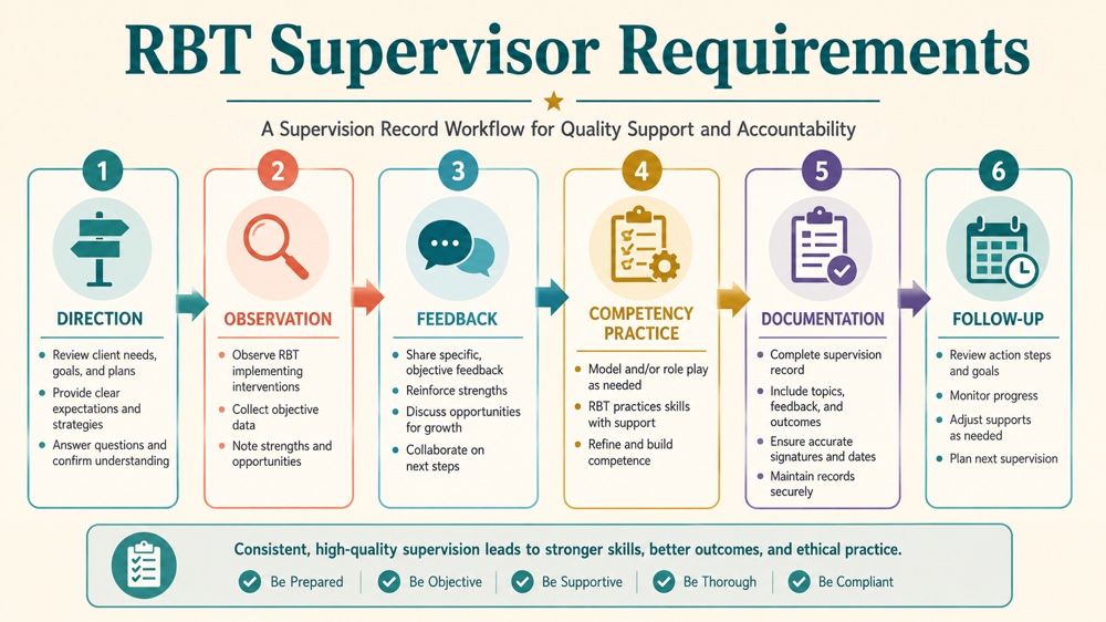 rbt supervisor requirements concept map for RBT study