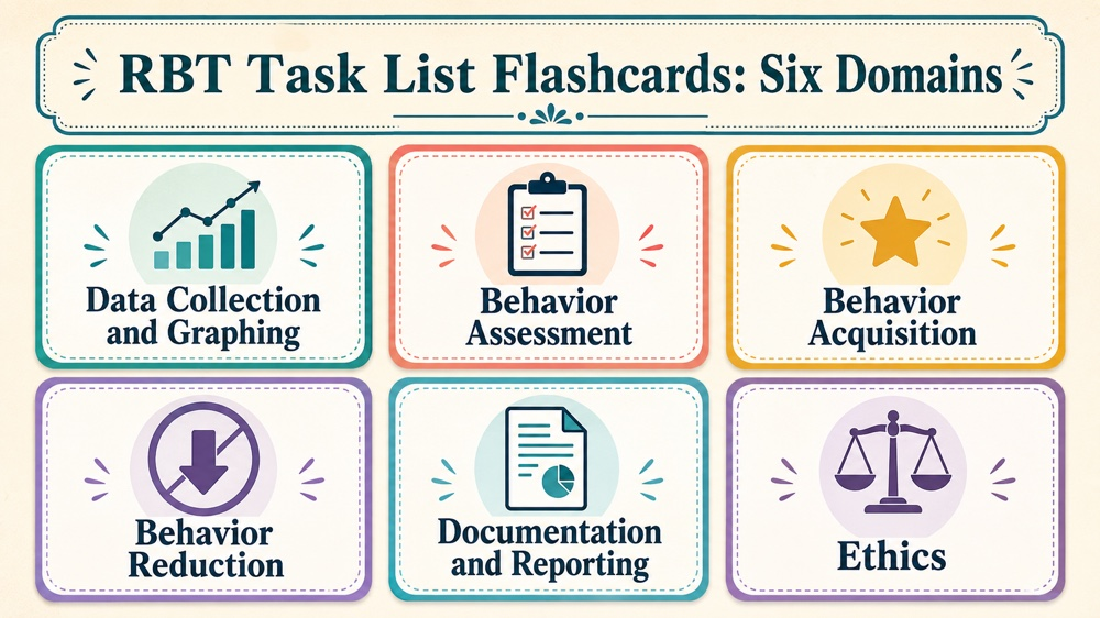 rbt task list flashcards concept map for RBT study