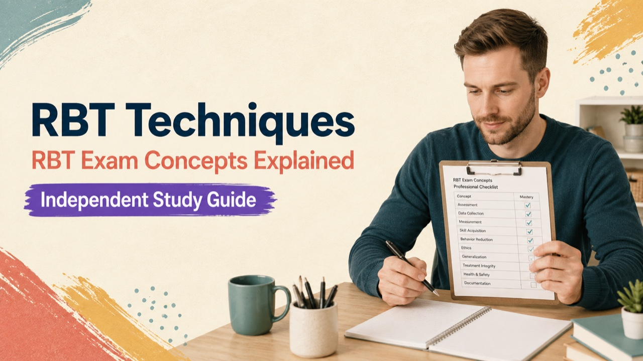 rbt techniques study guide with white adult RBT candidate