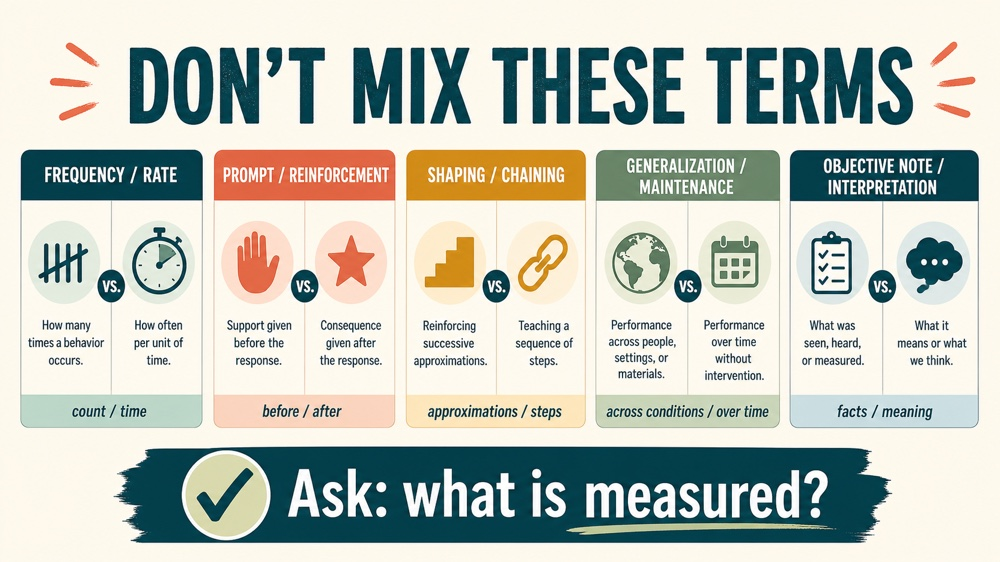 rbt terminology: documentation, ethics, and role-boundary checklist
