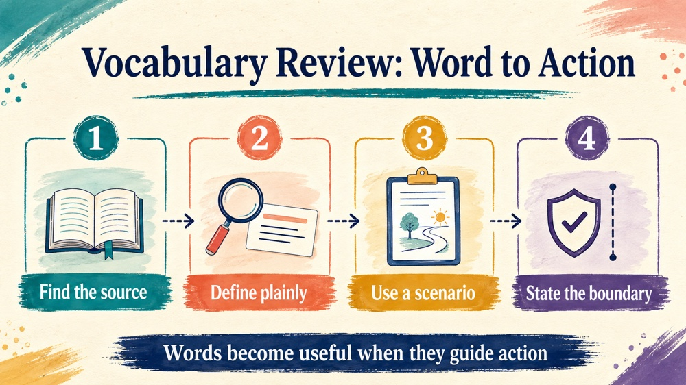 rbt vocabulary words RBT study checklist infographic