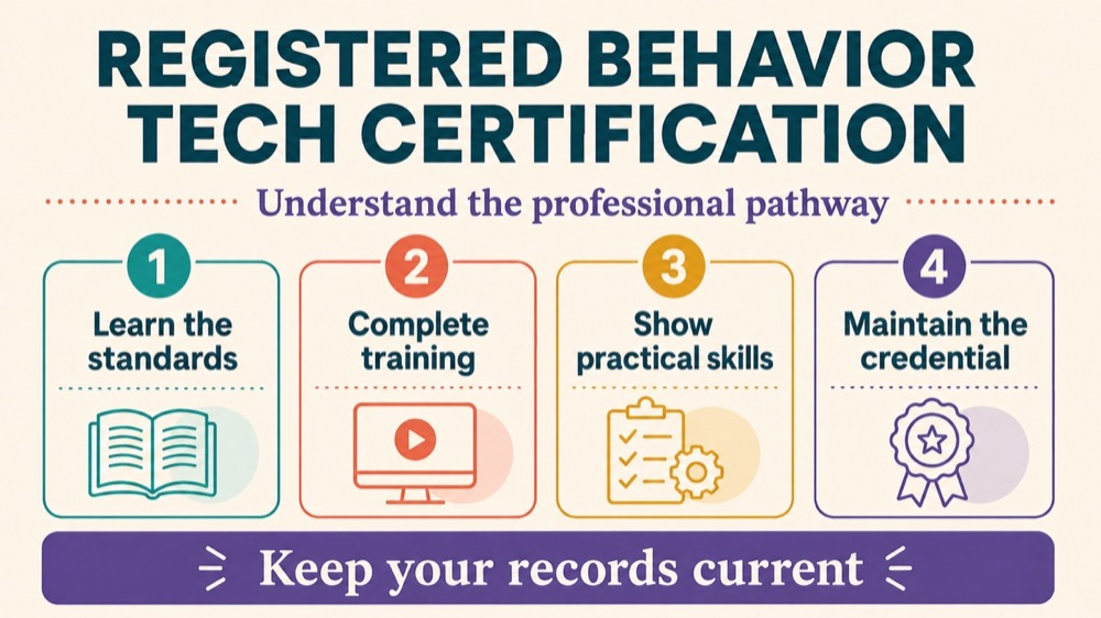 registered behavior tech certification concept sequence for RBT study
