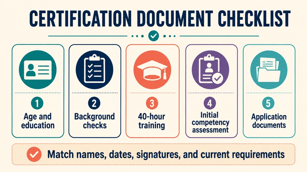 registered behavior therapist certification RBT study checklist infographic