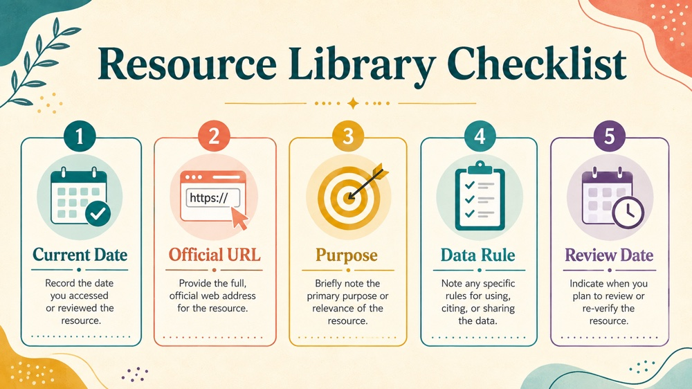 resource vocabulary RBT study checklist infographic