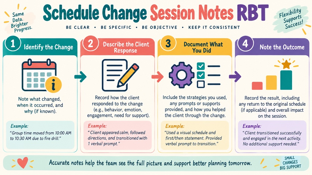 schedule change session notes rbt concept sequence for RBT study