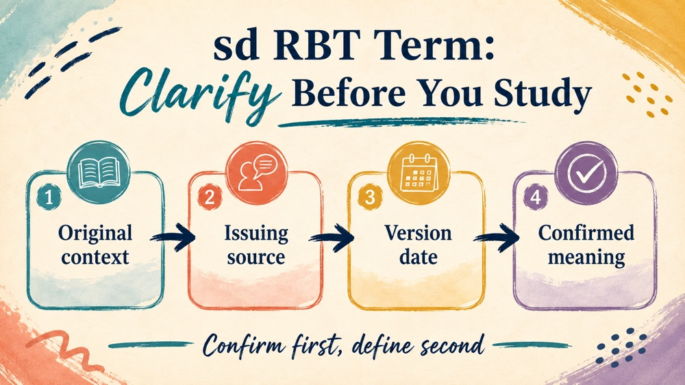 sd rbt term concept map for RBT study