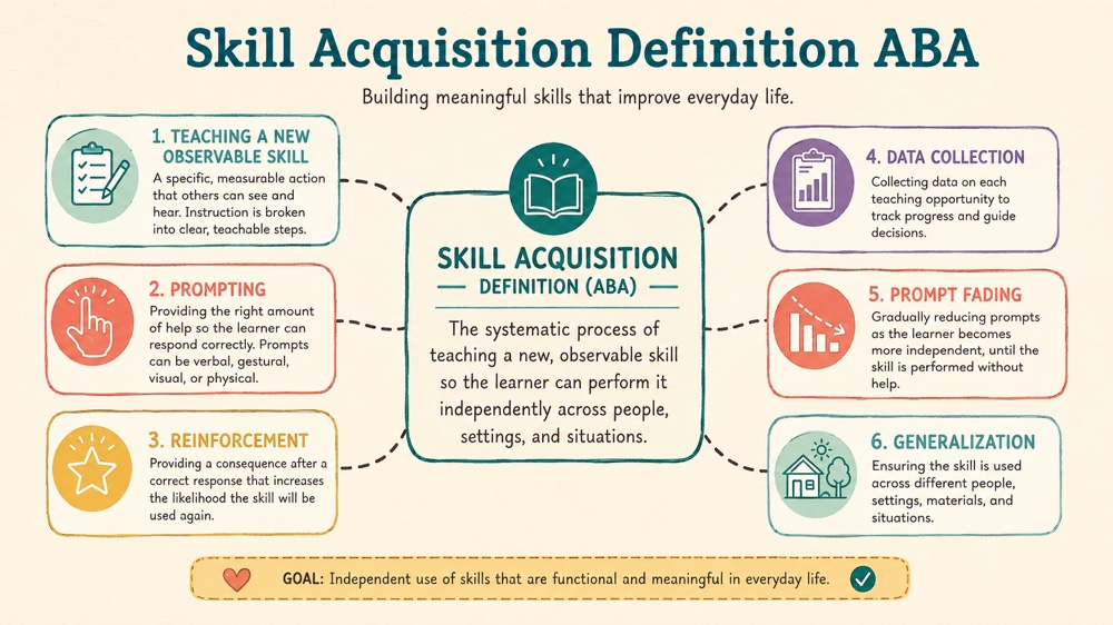 skill acquisition definition aba concept sequence for RBT study