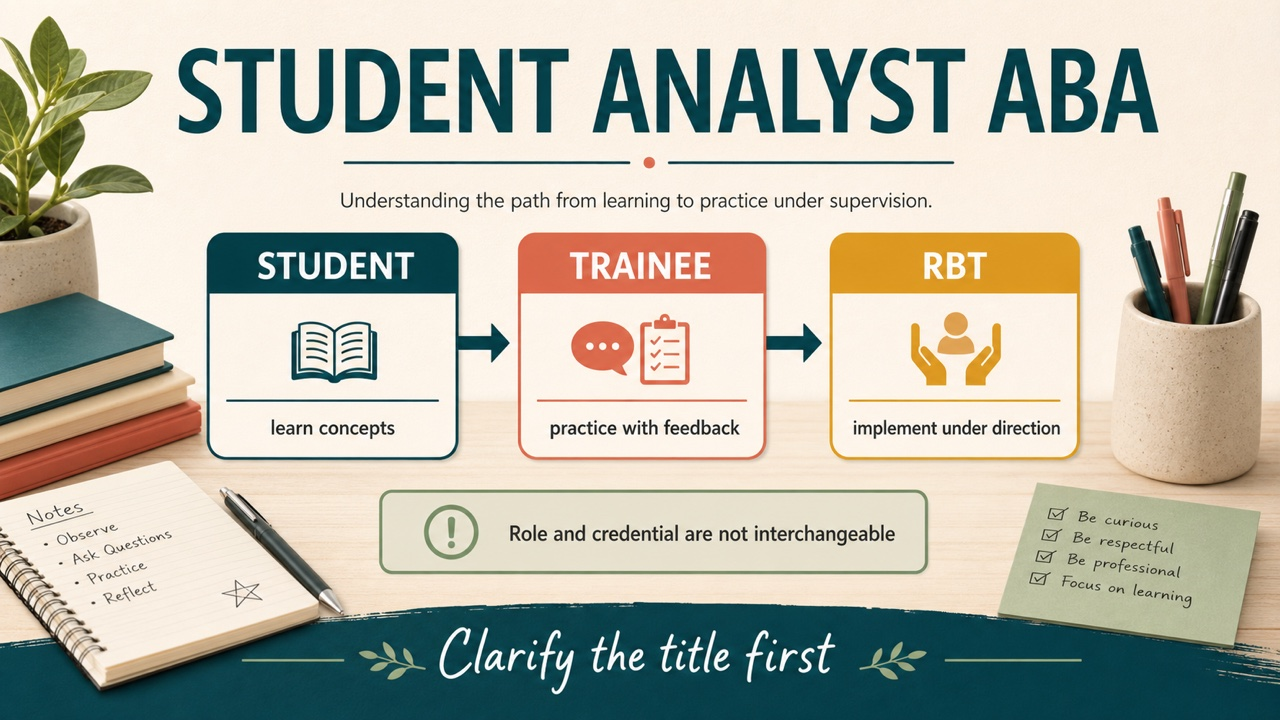 student analyst aba cover: student-to-supervised-role pathway