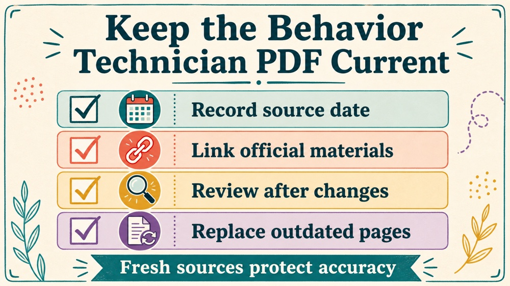 the behavior technician study guide pdf RBT study checklist infographic