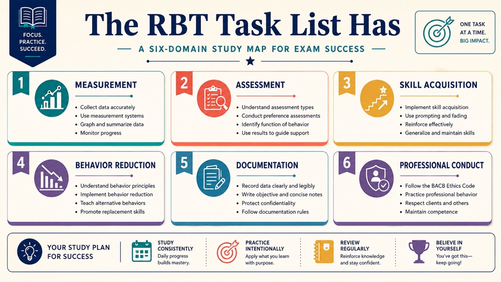 the rbt task list has concept map for RBT study