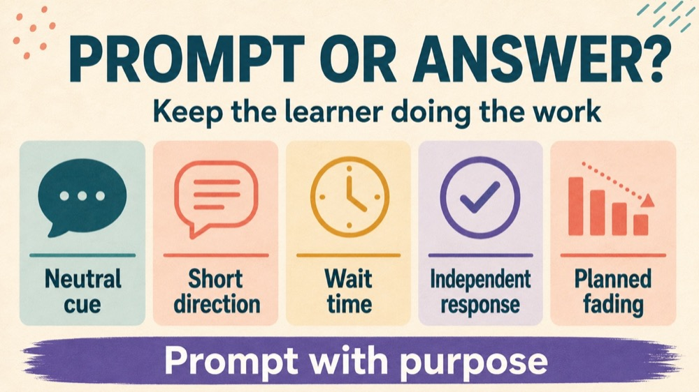verbal prompt aba RBT study checklist