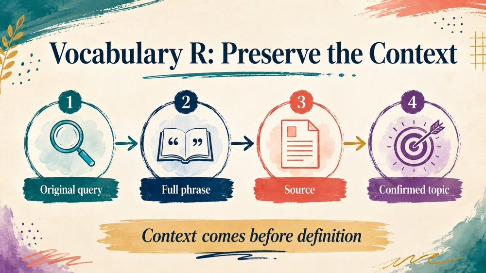 vocabulary r concept map for RBT study