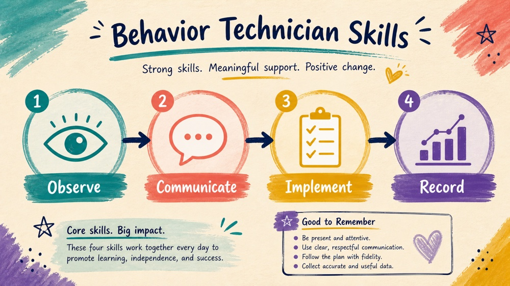 what do you need to be a behavioral technician concept sequence for RBT study