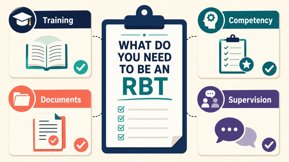 what do you need to be an rbt RBT study checklist