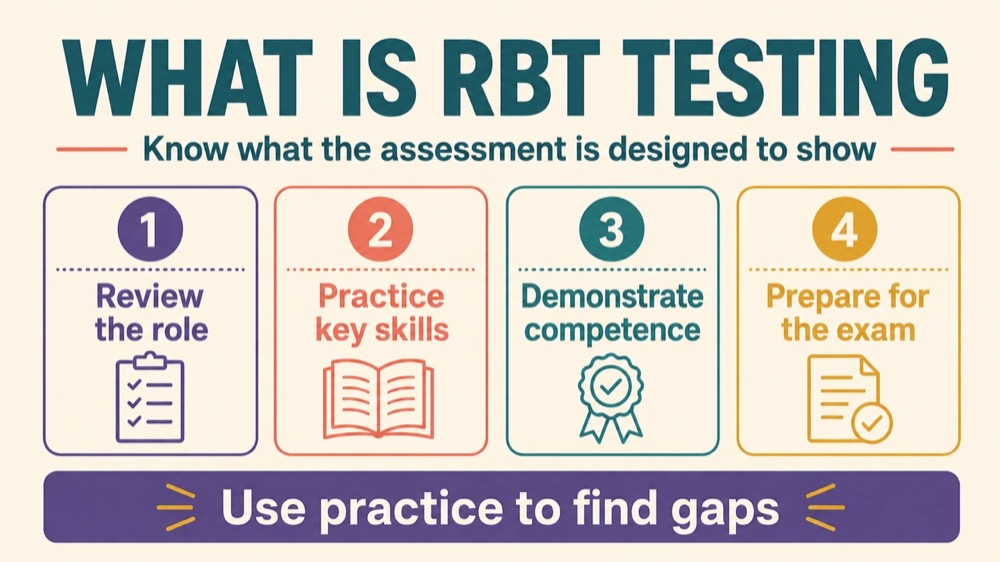 what is rbt testing concept sequence for RBT study